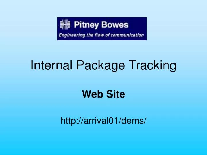 internal package tracking