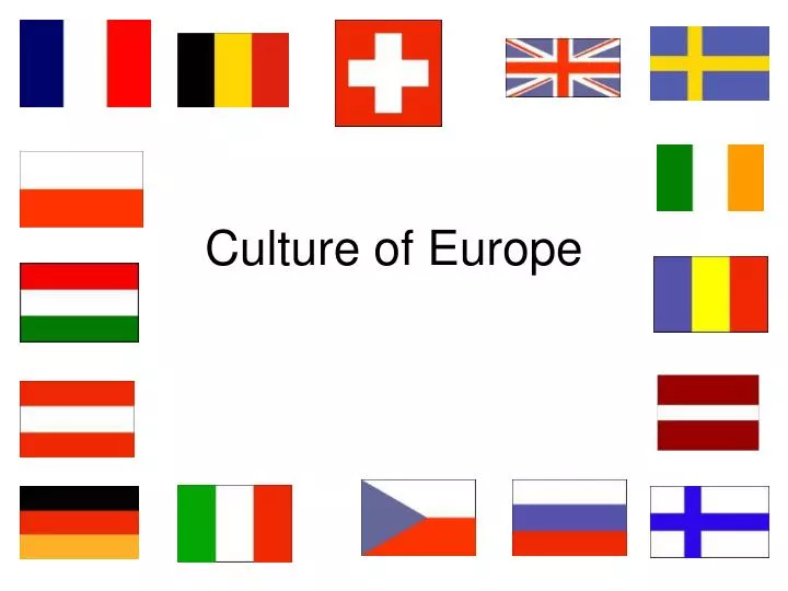 culture of europe