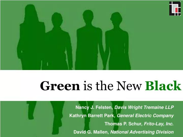 green is the new black