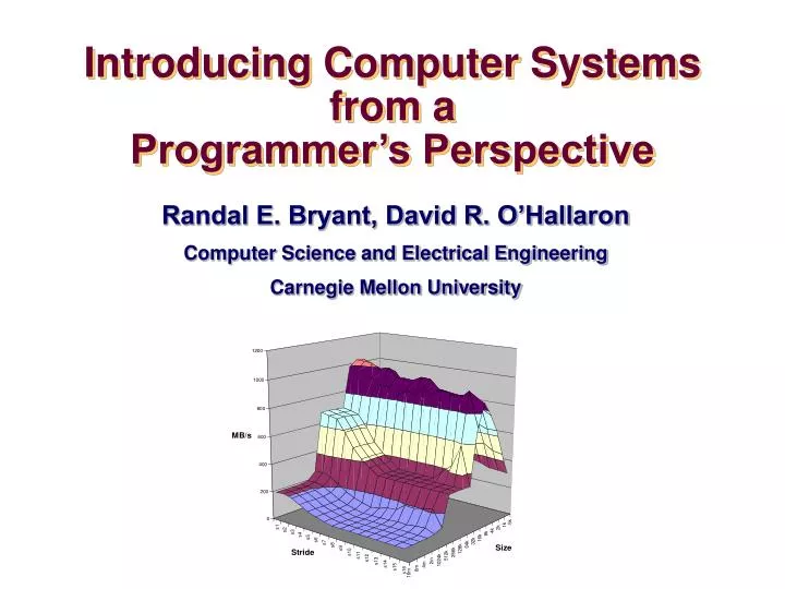 introducing computer systems from a programmer s perspective