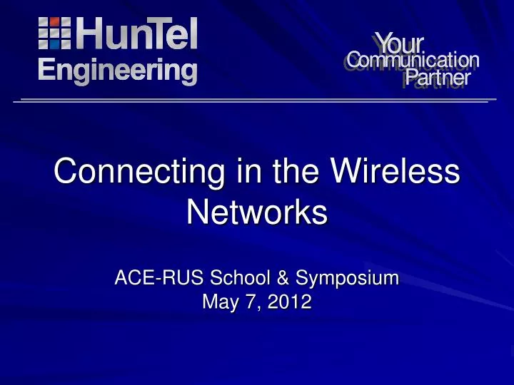 connecting in the wireless networks