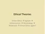 Ethical Theories - slide 1