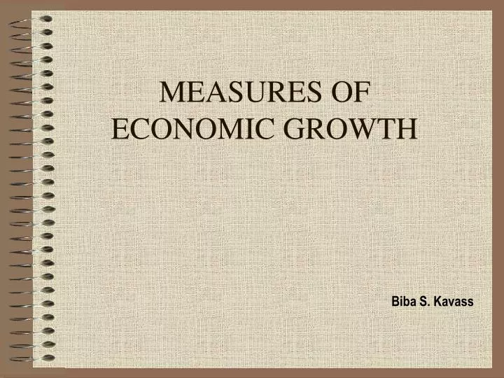 measures of economic growth