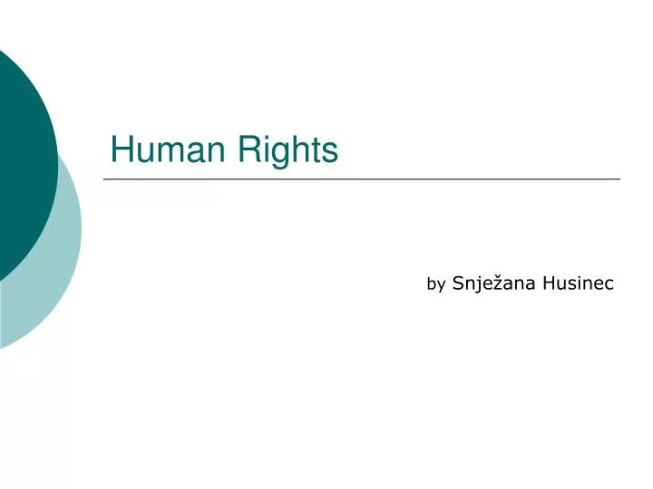 human rights