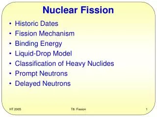 Nuclear Fission