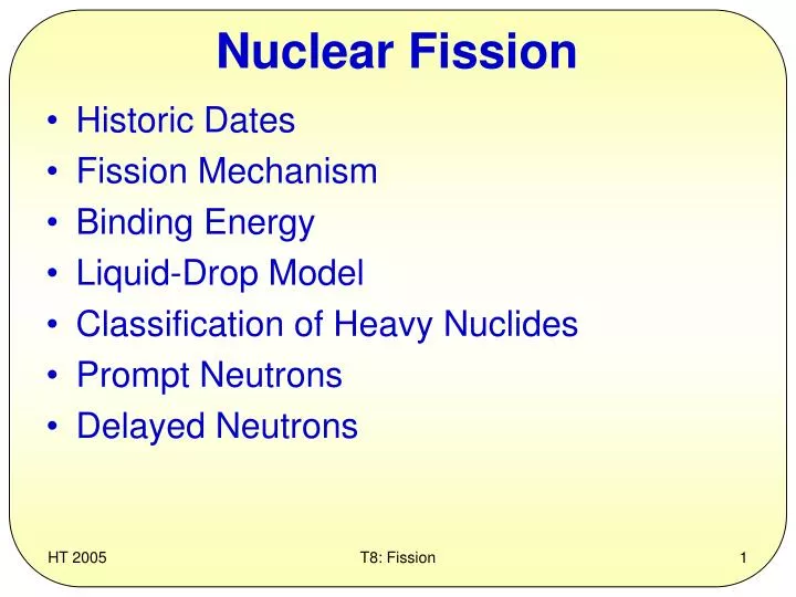 nuclear fission