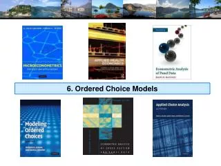 6. Ordered Choice Models