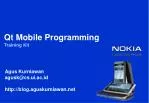 Effective Memory Management in Qt Mobile Programming - slide 1