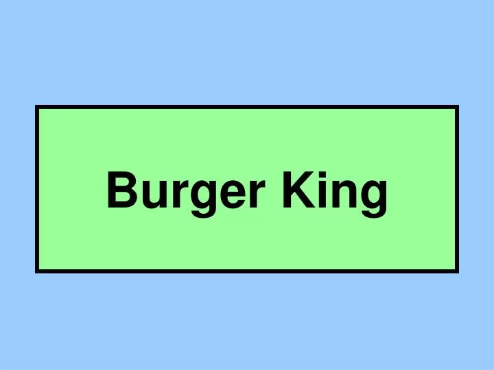 burger king