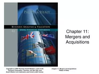 Chapter 11: Mergers and Acquisitions