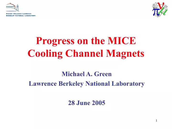 progress on the mice cooling channel magnets