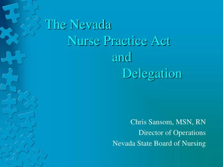 the nevada nurse practice act and delegation