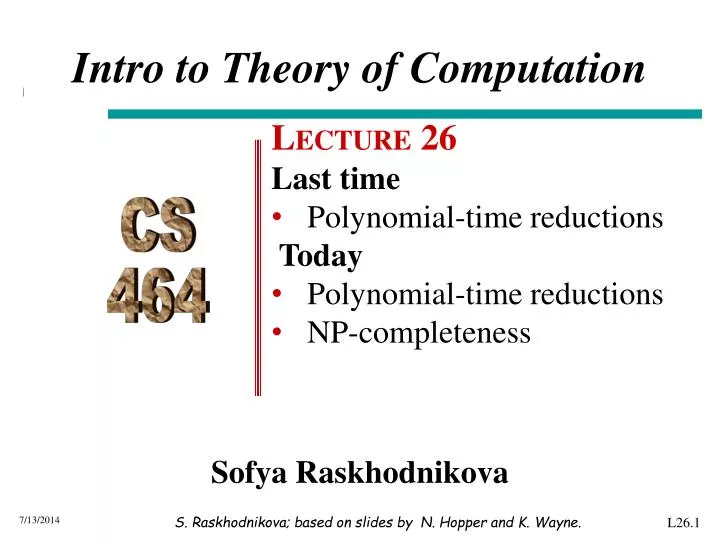 intro to theory of computation