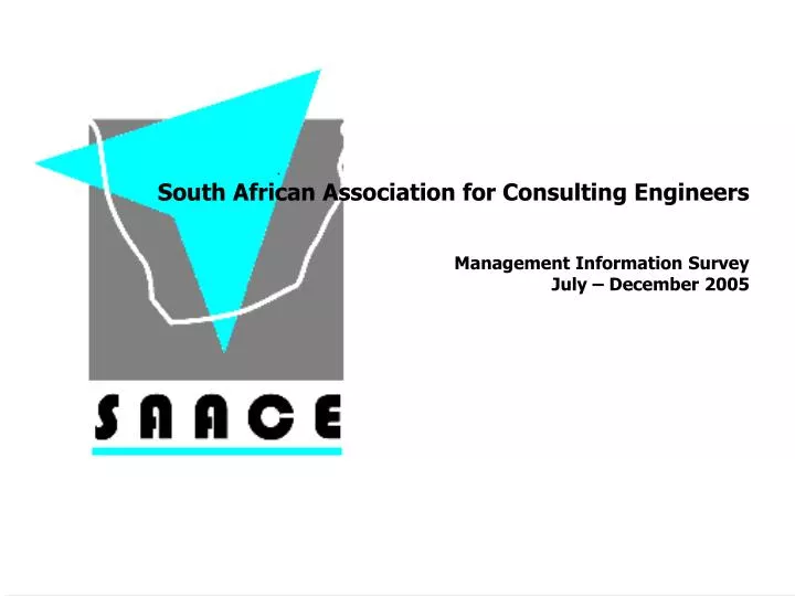 south african association for consulting engineers management information survey july december 2005