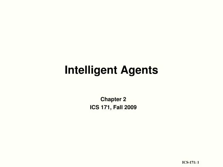 intelligent agents