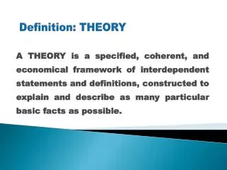 Definition: THEORY