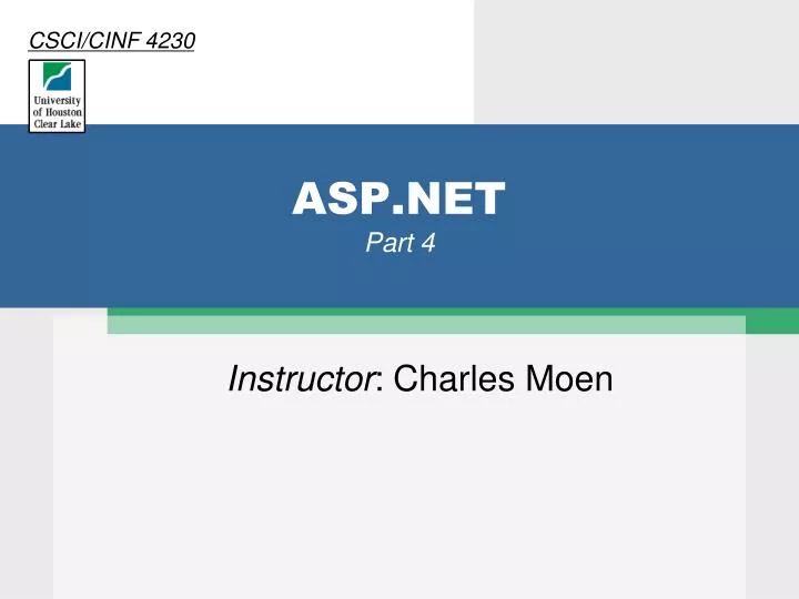 instructor charles moen