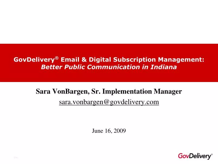 govdelivery email digital subscription management better public communication in indiana