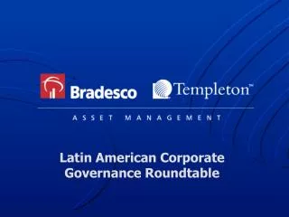 Latin American Corporate Governance Roundtable