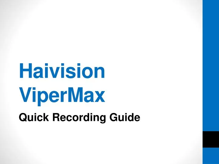 haivision vipermax