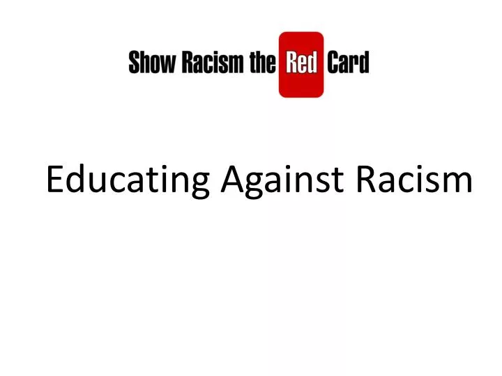 educating against racism