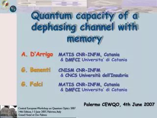 Quantum capacity of a dephasing channel with memory