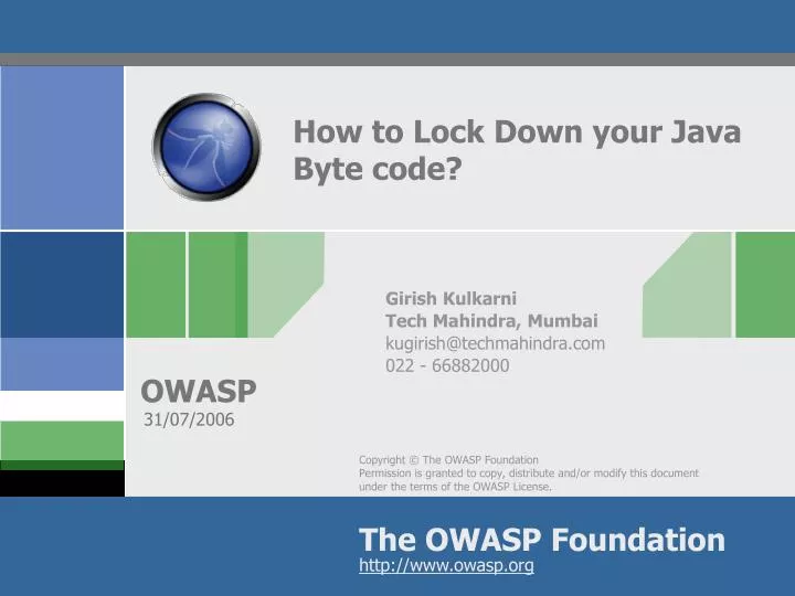 how to lock down your java byte code