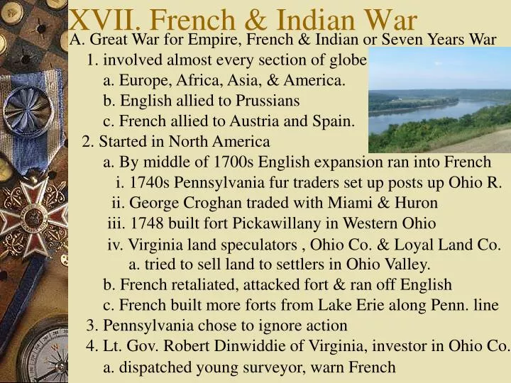 xvii french indian war