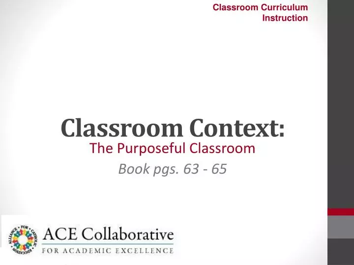 classroom context