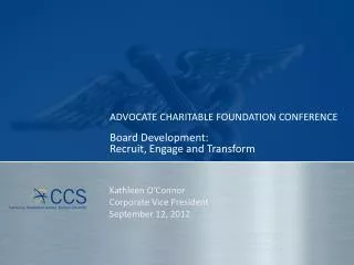 Advocate Charitable Foundation Conference