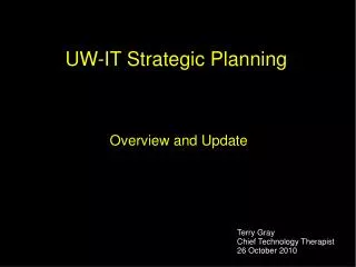 UW-IT Strategic Planning