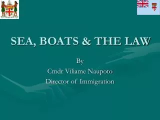 SEA, BOATS &amp; THE LAW