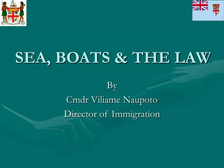 sea boats the law