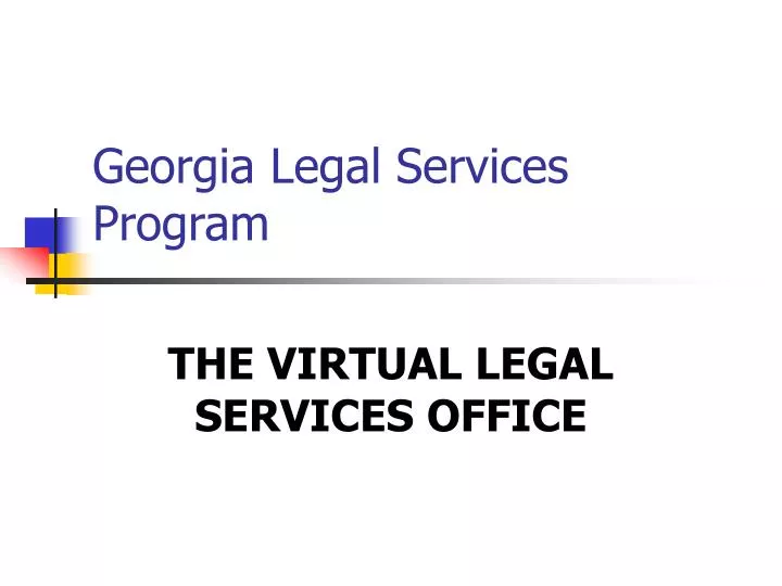 georgia legal services program