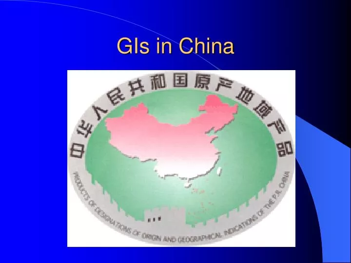 gis in china