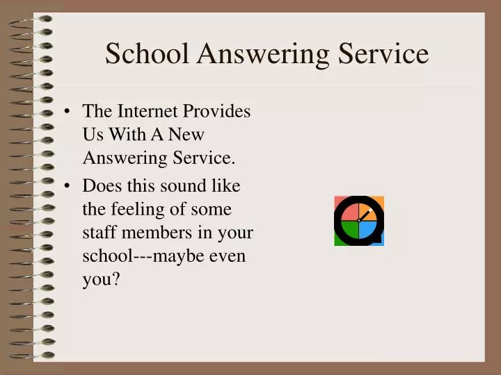 school answering service