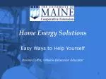 Home Energy Solutions - slide 1