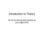 Introduction to Theory - slide 1