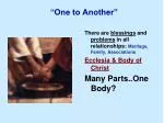 Navigating Relationships in Faith Communities: Challenges and Blessings - slide 1