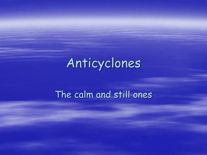 anticyclones