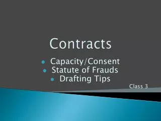 Contracts