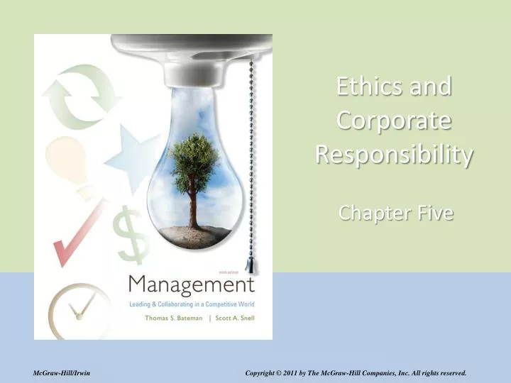 ethics and corporate responsibility