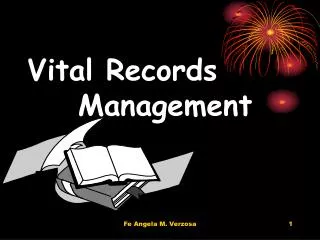 Vital Records Management