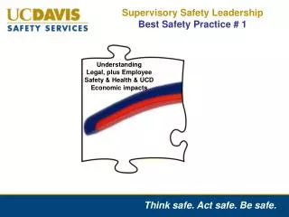 Supervisory Safety Leadership Best Safety Practice # 1