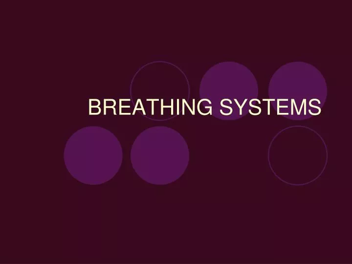 breathing systems