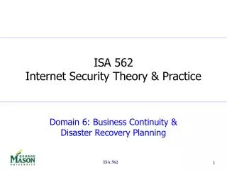 Domain 6: Business Continuity &amp; Disaster Recovery Planning