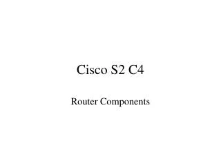 Cisco S2 C4