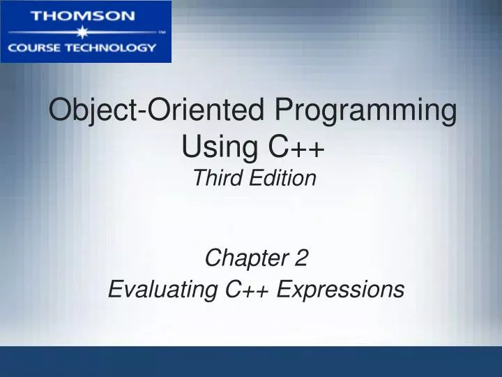 object oriented programming using c third edition