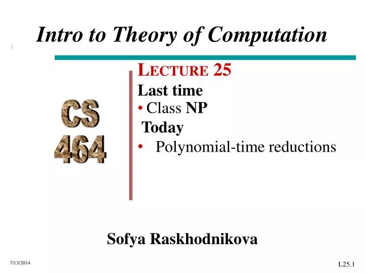 intro to theory of computation