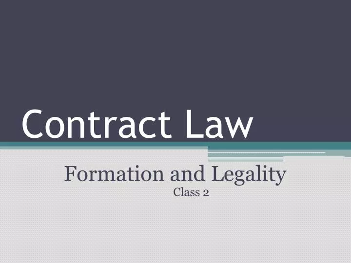 contract law